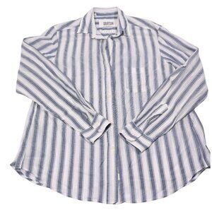 Grayson The Hero Shirt in Blue White